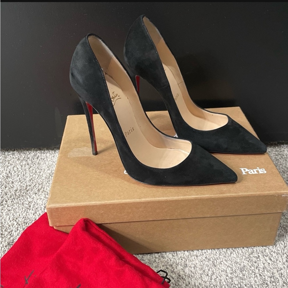 Christian Louboutin Black So Kate Heels